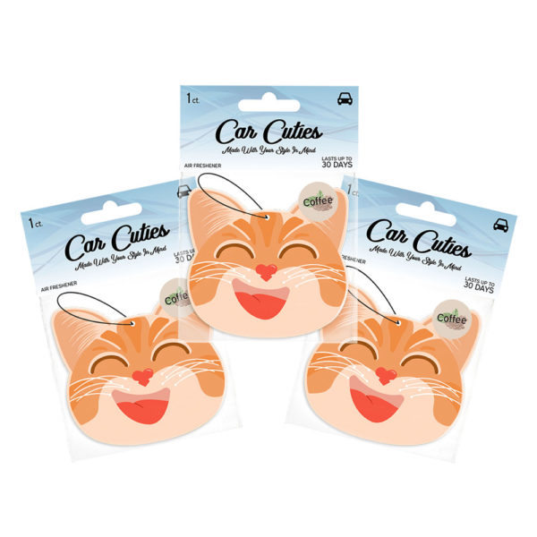 coffee car air freshener 3 pack